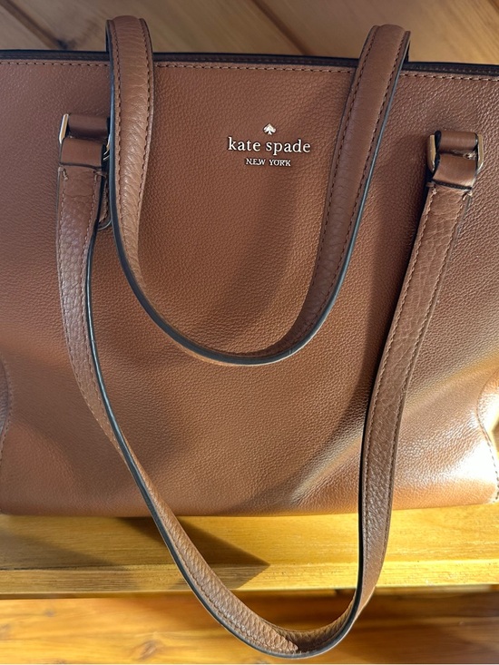 kate spade Handbags - kate spade Brown Leather Tote with Top Handles